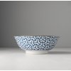 Jídelní miska HERRINGBONE INDIGO IKAT 20 cm, 1 l, MIJ
