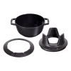 Set na fondue černý O 16 cm Staub