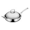Pánev Wok Multiply s rukojetí Ø 32 cm nerezová