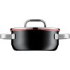 Nízký hrnec s poklicí Fusiontec Functional WMF 20 cm černá