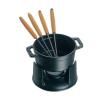 Set na čokoládové fondue černý Staub