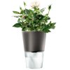Samozavlažovací květináč 11 cm, tmavě šedá, Eva Solo