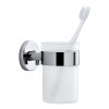 Nástěnný držák kelímku na zubní kartáčky AREO leštěný nerez Blomus