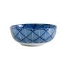 Miska Blue & White Cross Hatch Design 13 cm 370 ml MIJ