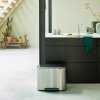 pedalovy odpadkovy kos bo brabantia matny ocelovy 11 23 l 8