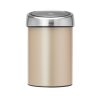 179204 dotykovy odpadkovy kos touch bin brabantia champagne 3 l 1