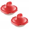 Tvořítko na ztracené vejce, sada 2 ks, červená, Lékué