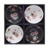 Jídelní miska BLACK & WHITE WITH PINK SAKURA 200 ml, sada 4 ks, MIJ