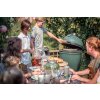 Gril na dřevěné uhlí L 46 cm,  + pojízdný stojan Nest®, zelená, Big Green Egg