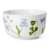 Servírovací mísa HAMMERSHOI SUMMER - FORGET ME NOT 12 cm, bílá, porcelán, Kähler