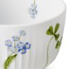 Servírovací mísa HAMMERSHOI SUMMER - FORGET ME NOT 12 cm, bílá, porcelán, Kähler