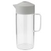 Servírovací džbán PIP 1,4 l, světle šedá, sklo, RIG-TIG