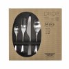 Sada příborů DROP SATIN, sada 24 ks, stříbrná, eko box, Pintinox