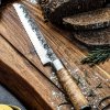 Nůž na chleba VG10 20 cm, hnědá, Forged