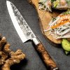 Kuchařský nůž VG10 20 cm, hnědá, Forged