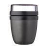 Obědový box ELLIPSE MINI 300 + 120 ml, severská černá, plast, Mepal