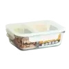 Box na potraviny PKV-033 1,45 l, sklo / silikon, Pebbly