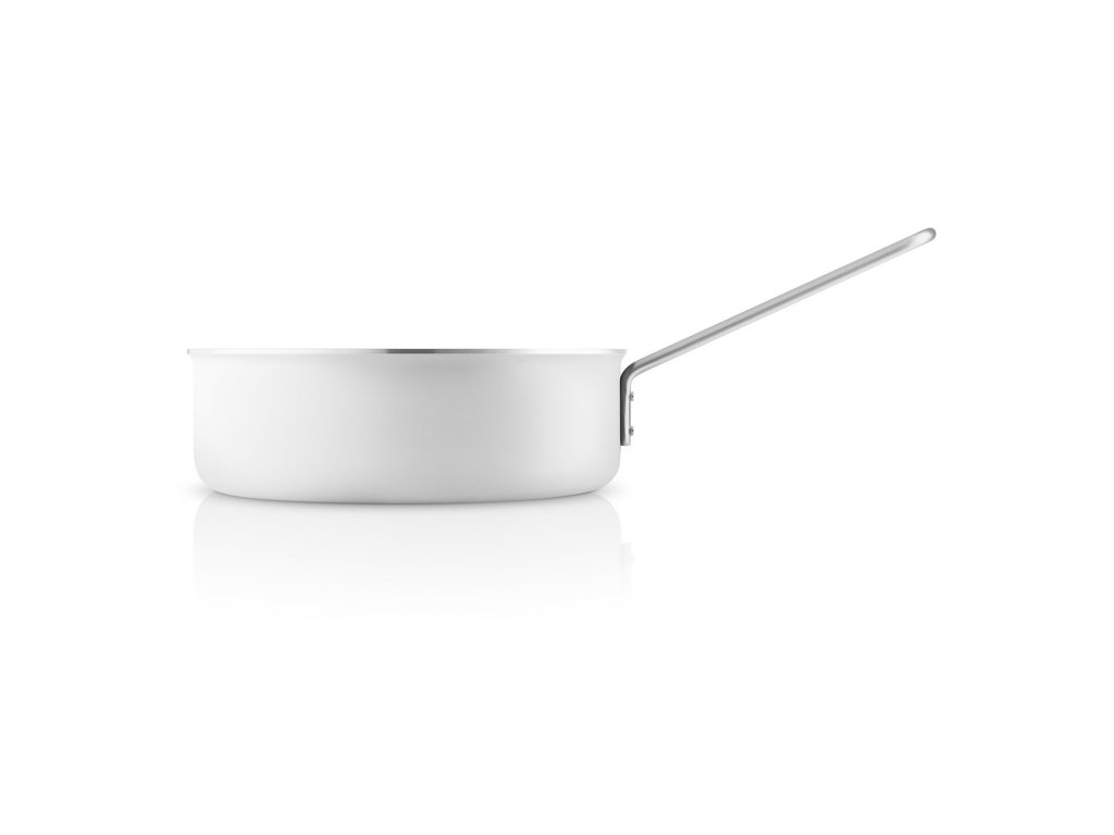 Sauterpande WHITE LINE 24 cm, ikke-stick, hvid, Eva Solo