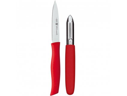 Skælkniv og grøntsagsskive TWIN GRIP, rød, Zwilling