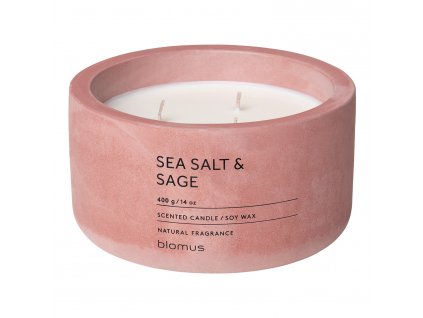 Duftlys FRAGA ⌀ 13 cm, Havsalt & Sage, Blomus