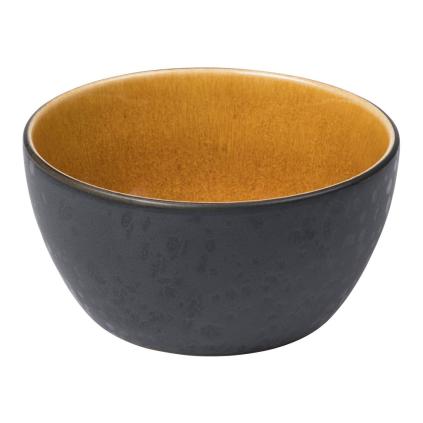 Serveringsskål 12 cm, sort/rav, Bitz