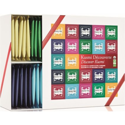 Tesæt DISCOVER, 45 muslin teposer, Kusmi Tea