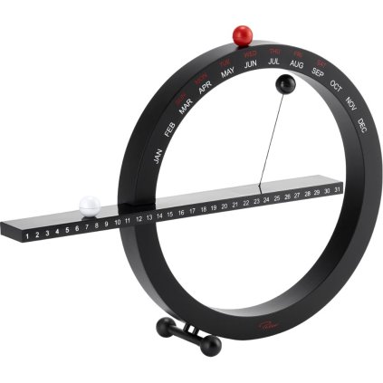 Magnetisk kalender 365, 33 cm, sort, Philippi