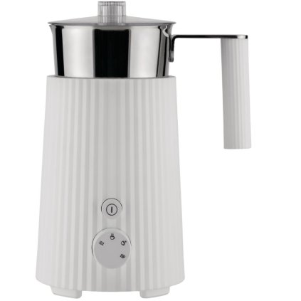 Mælkeskummer PLISSÉ, hvid, Alessi