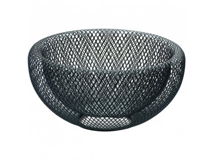 Frugtskål MESH 25 cm, sort, Philippi
