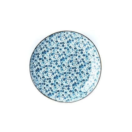Forretstallerken BLUE DAISY 23 cm, MIJ