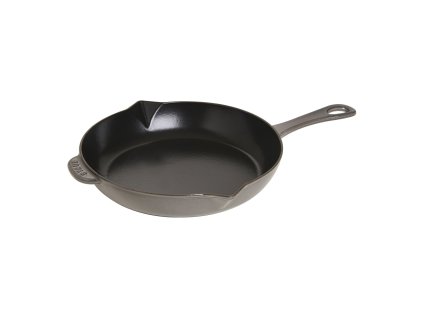 Stegepande 26 cm, grafitgrå, støbejern, Staub
