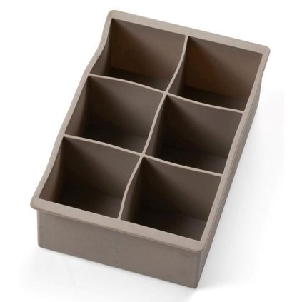 isterninge form, til 6 ekstra store isterninger, silikone, Bitz