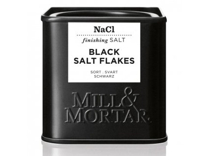 Sort salt 80 g, flager, Mill & Mortar