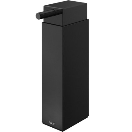 Sæbedispenser LINEA 190 ml, stående, sort, rustfrit stål, Zack