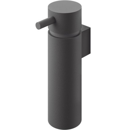 Sæbedispenser MANOLA 175 ml, vægmonteret, sort, rustfrit stål, Zack