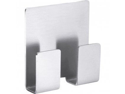 Håndklædekrog APPESO 6 cm, dobbelt, mat, rustfrit stål, Zack