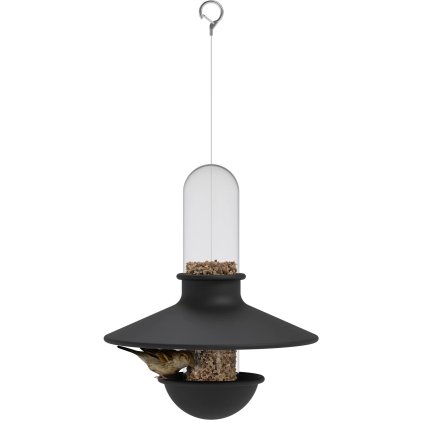 Foderautomat for fugle DE LUXE 25 cm, sort, rustfrit stål, Eva Solo