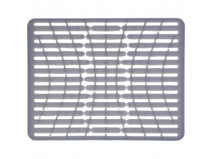 Måtte for løkkenvask GOOD GRIPS 41 x 32 cm, grå, silikone, OXO