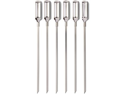 Kødspyd GOOD GRIPS 34 cm, sæt med 6, sølv, rustfrit stål, OXO