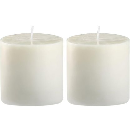 Duftlys VALOA SPRING L 7,5 cm, sæt med 2 stk, ekstra refill, Blomus