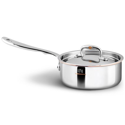 Sovsegryde CON CUORE 18 cm, sølv, kobber, Ruffoni