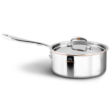 Sovsegryde CON CUORE 20 cm, sølv, kobber, Ruffoni