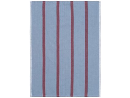 Viskestykke HALE 50 x 70 cm, blå / lilla, bomuld / linned, fast LIVING