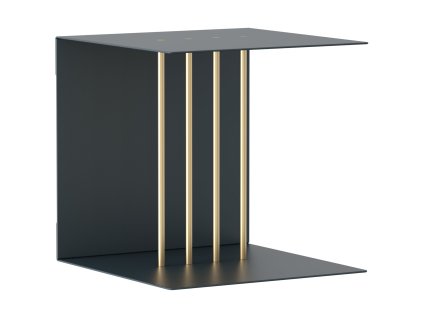 Hylde TEASER 30 x 30 cm, grå, aluminum, Umage