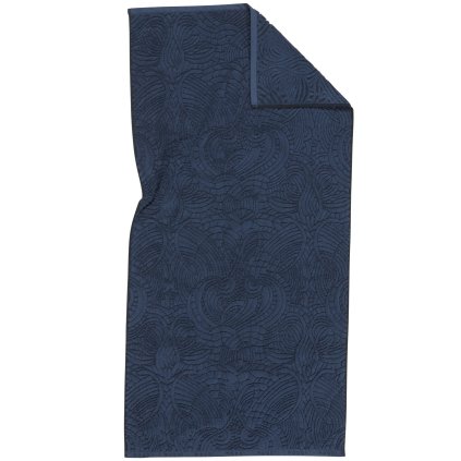 215343 rucnik dodo pavone 70 x 140 cm modra bavlna moooi