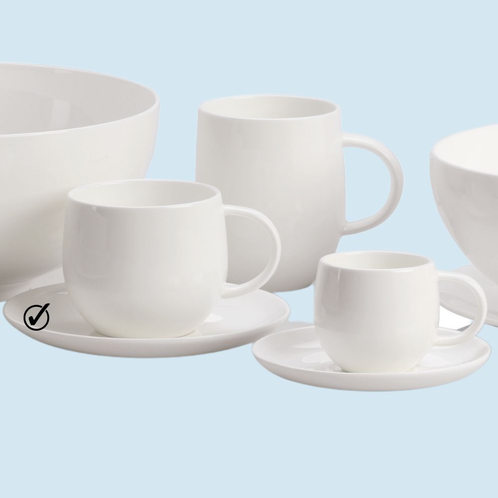 Underkop til ALL-TIME tekop 15 cm, benporcelæn, Alessi