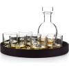 Serveringsbakke MIRRORED 38 cm, bar, brun, Liiton