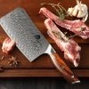 Kinesisk køkkenkniv ROSE WOOD DAMASCUS 16,5 cm, Dellinger