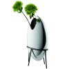Vase ELIA 32 cm, med stativ, rustfrit stål, Philippi