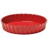 Tærteform 28 cm, rød bordeaux, Emile Henry